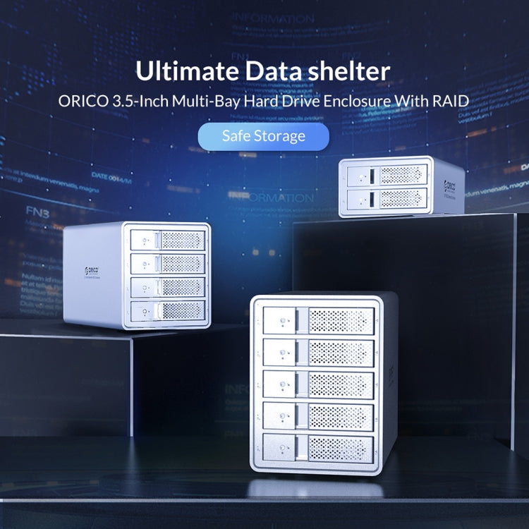 ORICO 9528RU3 3.5 吋外接硬碟盒，具 RAID 功能