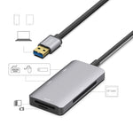 Onten 8107 USB3.0 集線器，含 CF SD TF 卡讀卡器，8107