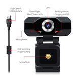 高清 1080P 網路攝影機，內建麥克風，智慧型網路攝影機 USB 串流美顏直播攝影機，適用電腦及 Android 電視