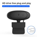 全高清 1080P 網路攝影機，內建麥克風，智慧型網路攝影機 USB 串流直播攝影機，附降噪功能