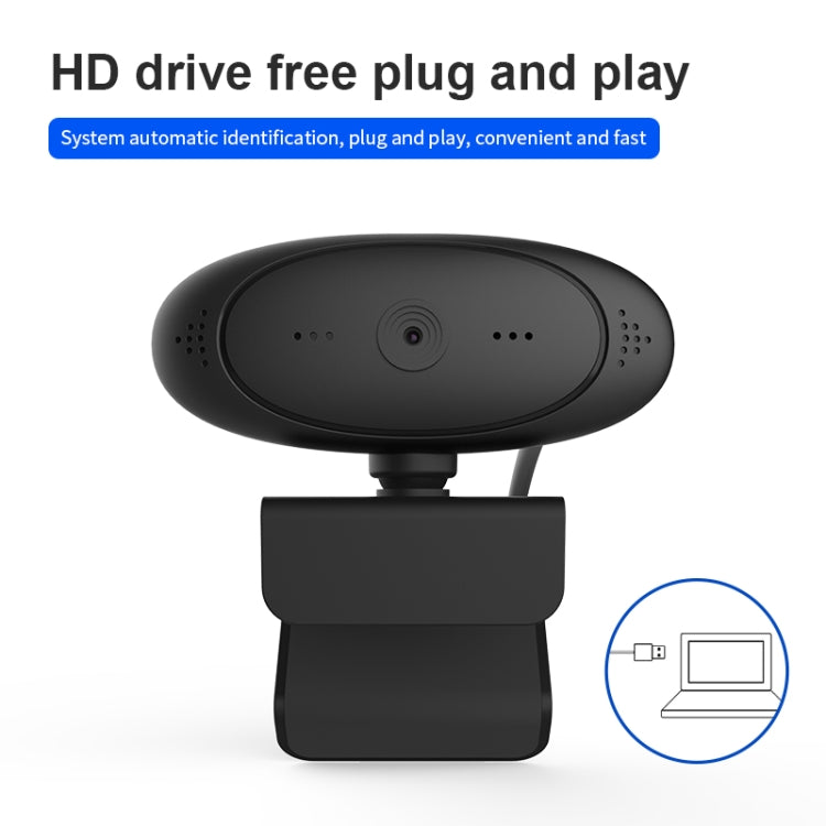 全高清 1080P 網路攝影機，內建麥克風，智慧型網路攝影機 USB 串流直播攝影機，附降噪功能