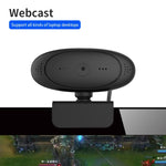 全高清 1080P 網路攝影機，內建麥克風，智慧型網路攝影機 USB 串流直播攝影機，附降噪功能