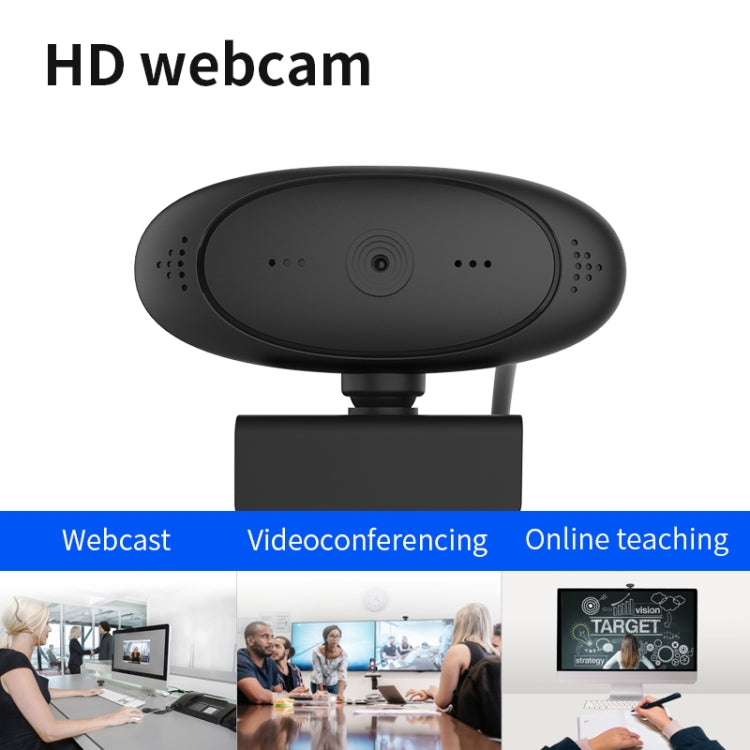 全高清 1080P 網路攝影機，內建麥克風，智慧型網路攝影機 USB 串流直播攝影機，附降噪功能