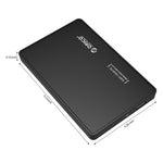 ORICO 2588US3-V1 2.5 吋 USB3.0 硬碟外接盒，銀色、紅色、藍色、黑色