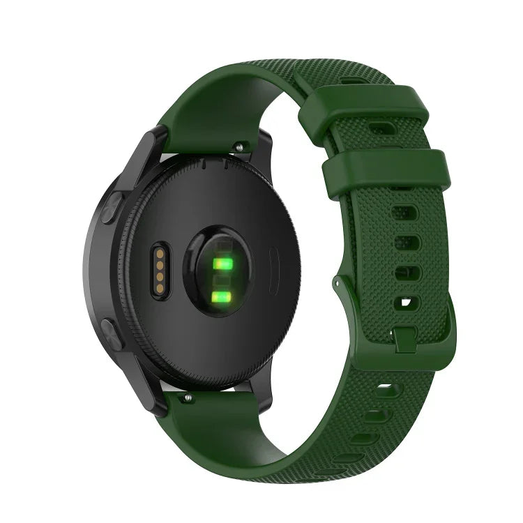 20mm 矽膠錶帶，適用於 Huami Amazfit GTS / Samsung Galaxy Watch Active 2 / Gear Sport
