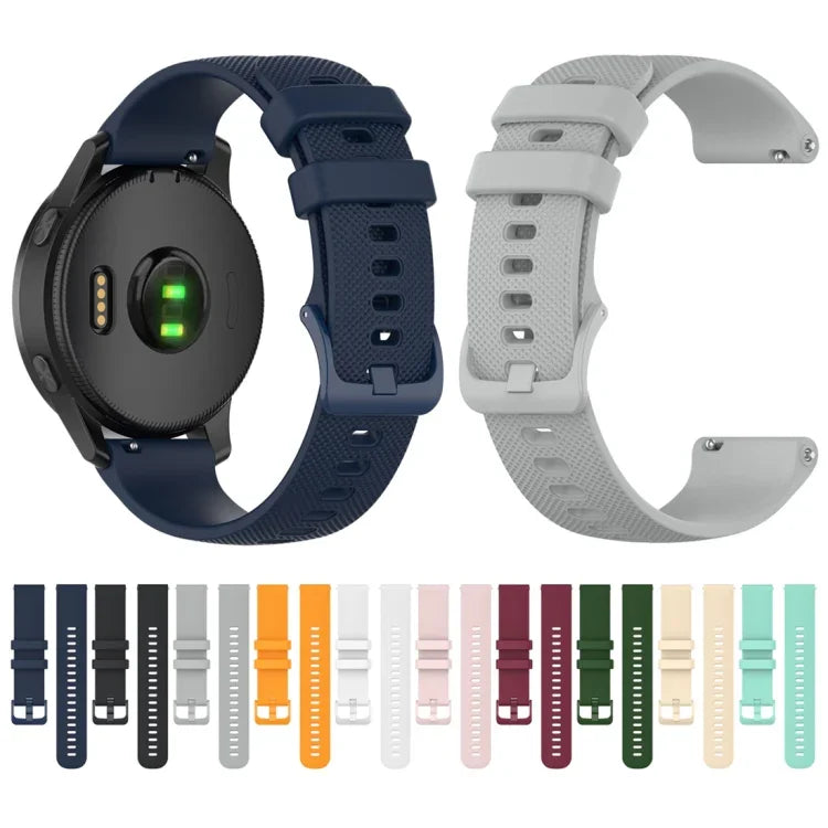 20mm 矽膠錶帶，適用於 Huami Amazfit GTS / Samsung Galaxy Watch Active 2 / Gear Sport
