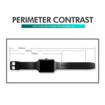 SKMEI 1541 時尚LED方形情侶款防水電子錶，矽膠錶帶