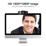 高清 1080P 百萬像素 USB 網路攝影機，CMOS 感測器，附麥克風，適用電腦及筆記型電腦