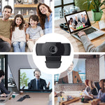 高清 1080P 百萬像素 USB 網路攝影機，CMOS 感測器，附麥克風，適用電腦及筆記型電腦