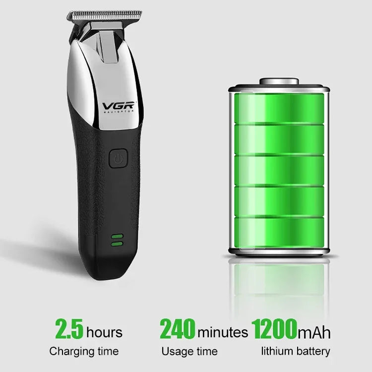 VGR V-171 5W USB便攜推式白色電動理髮器，V-171