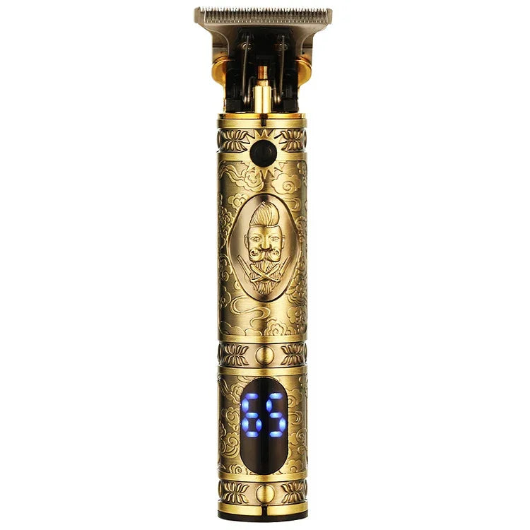 VGR V-228 5W USB復古雕刻理髮器帶LED數字顯示，V-228（青銅色），V-228（銀色）
