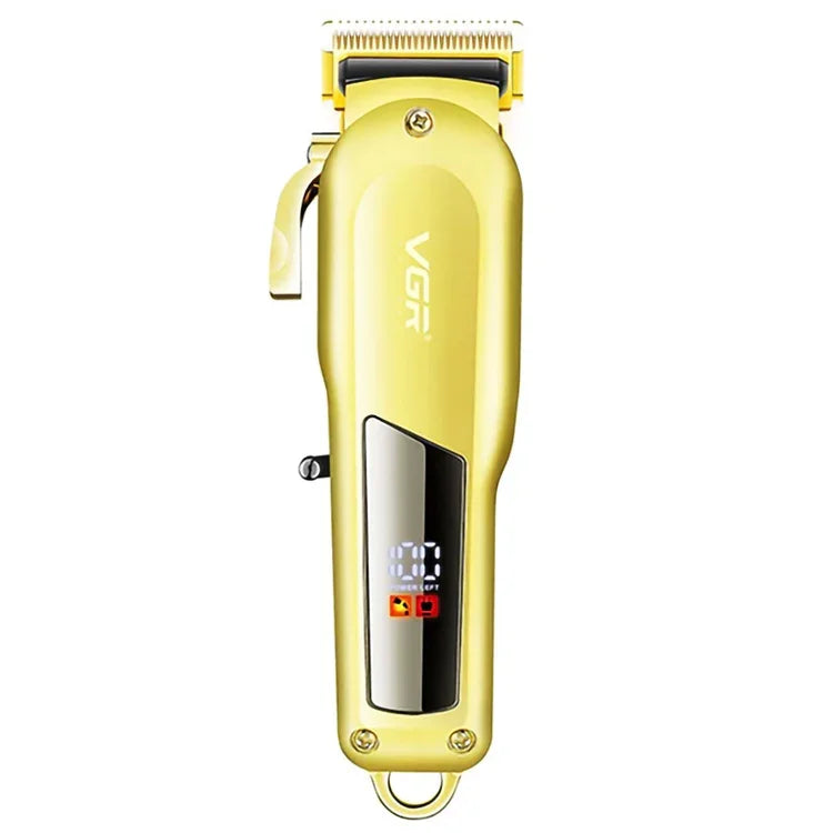 VGR V-278 10W USB金屬電動理髮器帶LED數字顯示，V-278（金色），V-278（銀色）