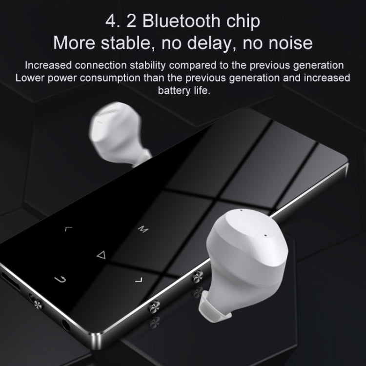 1.8吋觸控螢幕金屬藍牙MP3 MP4 Hifi音樂播放器，8GB，X2，16GB，黑色，銀色，玫瑰金