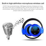 NVAHVA MP3 播放器藍牙耳機，無線運動耳機 MP3 播放器附 FM 收音機，立體聲耳機 TF 卡 MP3 最大支援 32GB，mini-503 藍色，mini-503 金色，mini-503 黑色，mini-503 紅色