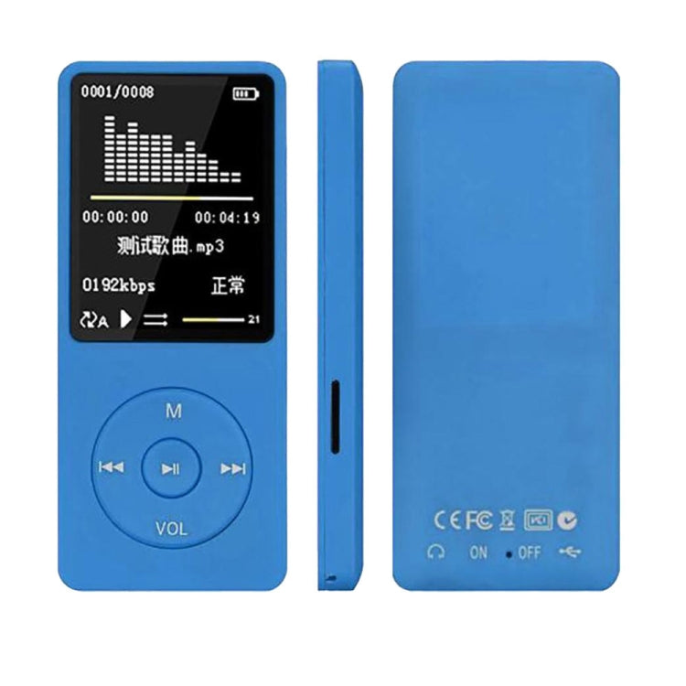 時尚便攜LCD螢幕FM收音機視頻遊戲電影MP3 MP4播放器迷你隨身聽，4GB，8GB