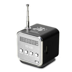 便攜式喇叭附 FM 迷你多功能收音機 USB 筆記型電腦喇叭，支援電視手機 SD/TF 卡 MP3 音樂播放器