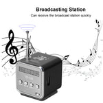 便攜式喇叭附 FM 迷你多功能收音機 USB 筆記型電腦喇叭，支援電視手機 SD/TF 卡 MP3 音樂播放器