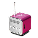 便攜式喇叭附 FM 迷你多功能收音機 USB 筆記型電腦喇叭，支援電視手機 SD/TF 卡 MP3 音樂播放器