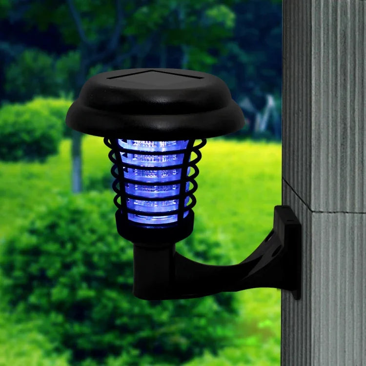 LED太陽能驅蚊滅蚊器紫外線燈戶外花園草坪景觀燈