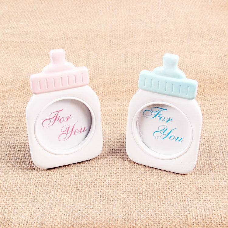 嬰兒奶瓶造型塑膠相框方形相框家居裝飾