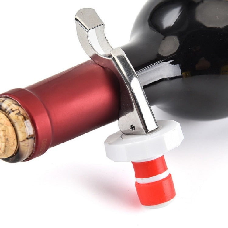 5件套廚房小工具不鏽鋼矽膠酒塞啤酒開瓶器，酒塞開瓶器