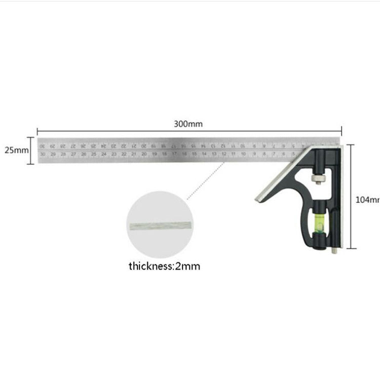 300毫米多功能組合角度木工工具，300毫米角度木工工具