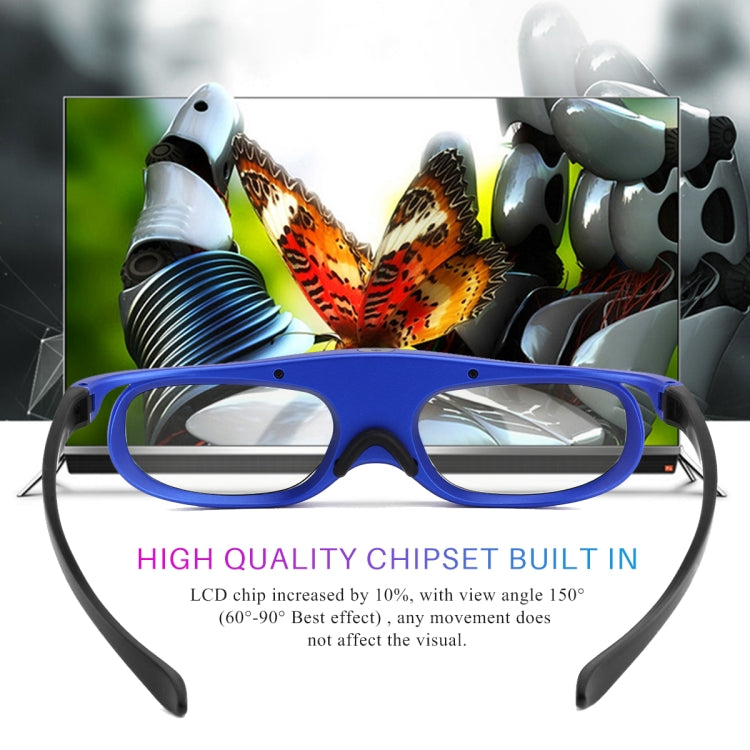 通用電池 DLP 主動快門 3D 眼鏡 96-144Hz，適用於 XGIMI Optoma Acer Viewsonic 家庭劇院投影機 3D 電視