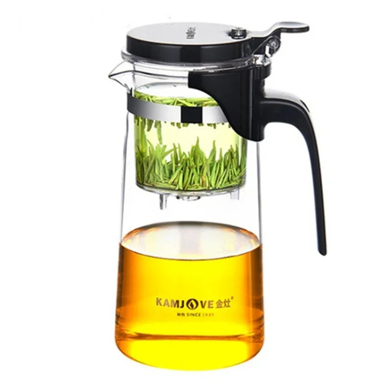 KAMJOVE優雅杯泡泡茶壺辦公花茶壺耐熱玻璃茶具，K-200 400ML，K-201 500ML，K-202 750ML，K-203 600ML，K-204 600ML，K-205 900ML