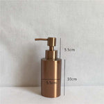 不鏽鋼手動皂液瓶 檯面皂液器，250ml，550ml