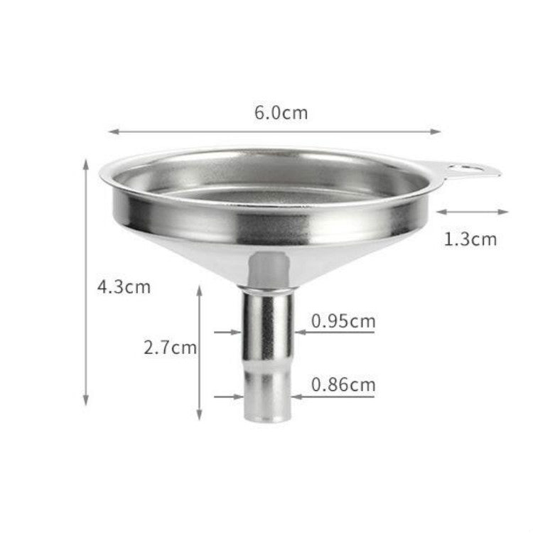 10個不鏽鋼錐形小漏斗油漏酒漏廚房小工具，酒漏