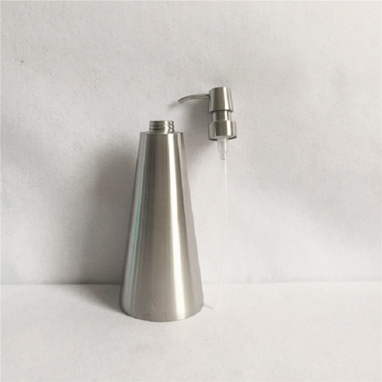 800ml不鏽鋼肥皂分配器錐形洗手液瓶，800ml