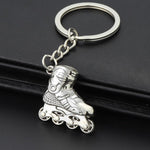 Creative Simulation Skates Keychain Personalized Pendant Gift, Skates Shape(Red), Skates Shape(Blue), Skates Shape(Gold, Skates Shape(Silver)