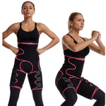 3合1臀帶束腹運動健身可調整一體式腰帶，S/M，L/XL