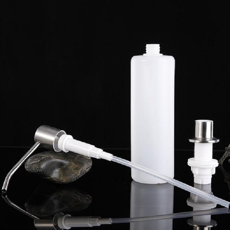 不鏽鋼水槽肥皂分配器洗碗液洗手液瓶，水槽肥皂分配器瓶