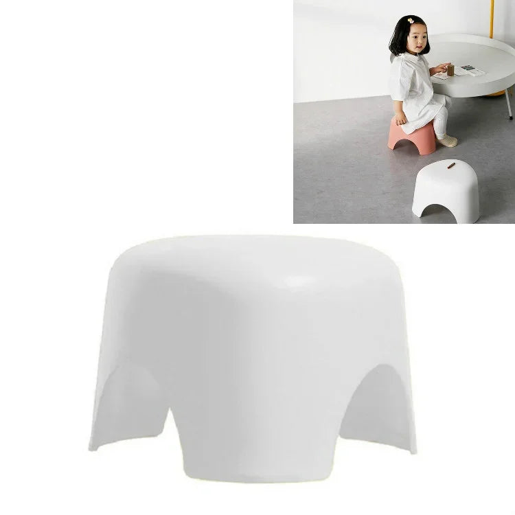 Children Stool Home Living Room Triangle Small Stool Anti-skid Short Plastic Stool, Small