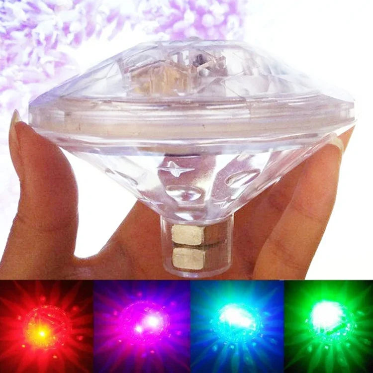 時尚浴室燈光秀IP67防水水下RGB LED變色發光燈具7模式
