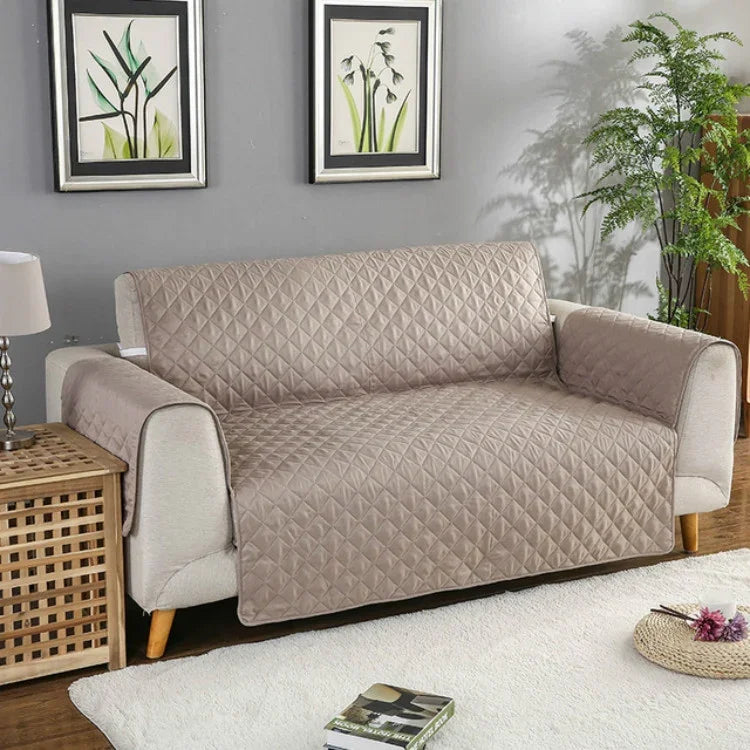 雙面可用機洗沙發套防滑躺椅沙發保護墊寵物狗貓適用，55x196cm，130x196cm，190x196cm