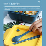 Lunch Box Simple Sealed Leak-proof Compartment Lunch Box, Color Random Delivery