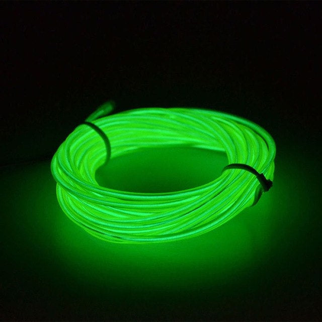 柔性LED燈EL線串燈條繩發光裝飾霓虹燈USB控制器 3米節能面具眼鏡發光線 F277，TBD0156472001A，TBD0156472001B，TBD0156472001C，TBD0156472001D，TBD0156472001E，TBD0156472001F，TBD0156472001G，TBD0156472001