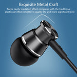 Langsdom M305 重低音耳機 3.5mm 入耳式金屬耳機帶高清麥克風 適用於小米 iPhone Samsung