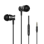 Langsdom M305 重低音耳機 3.5mm 入耳式金屬耳機帶高清麥克風 適用於小米 iPhone Samsung