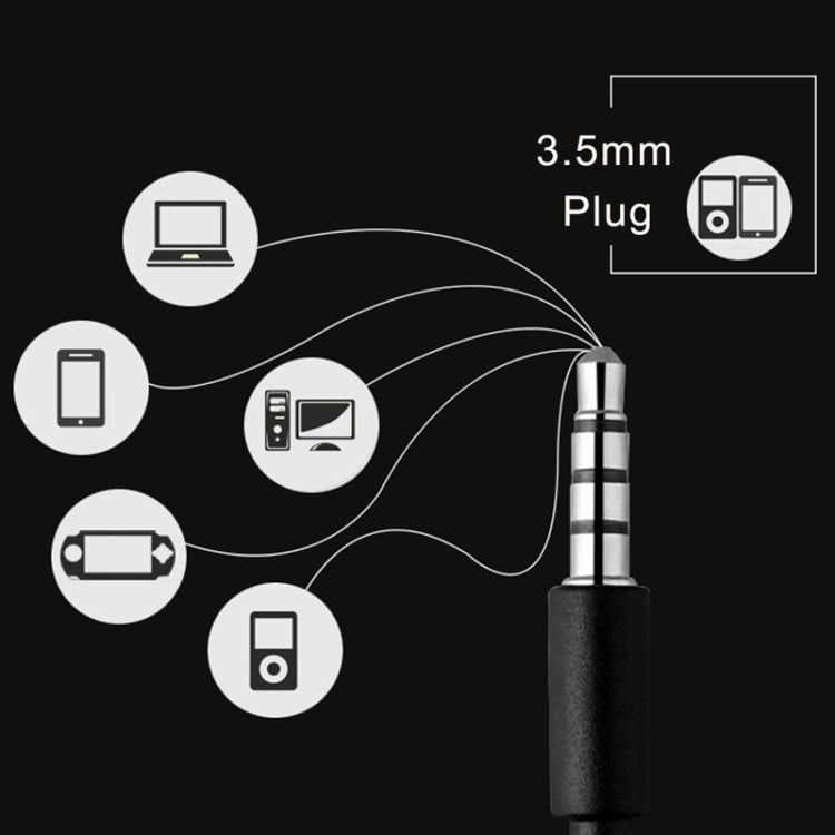 3.5mm 有線耳機 免提耳機 入耳式耳機帶麥克風 適用於小米 iPhone MP3 播放器 筆記型電腦