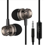 3.5mm 有線耳機 免提耳機 入耳式耳機帶麥克風 適用於小米 iPhone MP3 播放器 筆記型電腦