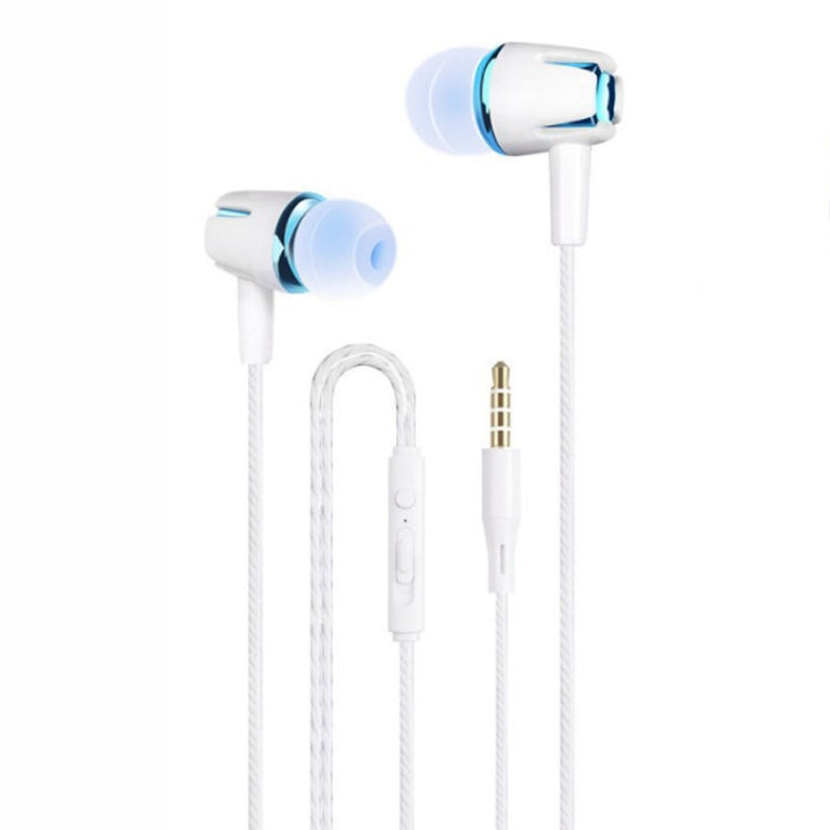 3.5mm 有線耳機 立體聲金屬重低音耳機帶麥克風 適用於智慧型手機