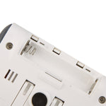 LCD 數字溫濕度計濕度計及有線外接感測器溫度計 白色，LCD 數字溫度計