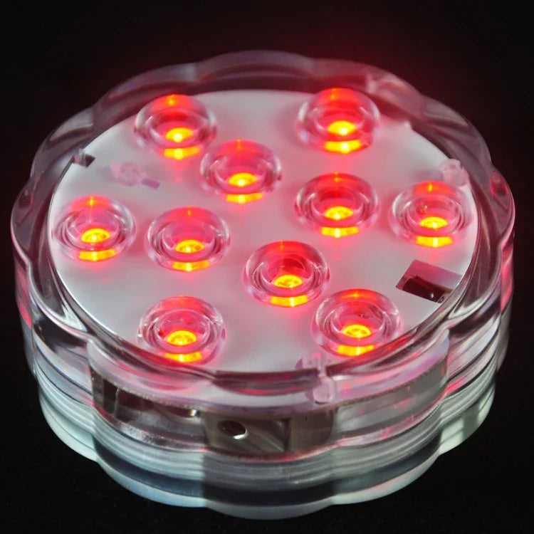 RGB Diving Knob Aquarium Waterproof Light Underwater Submersible Lamp