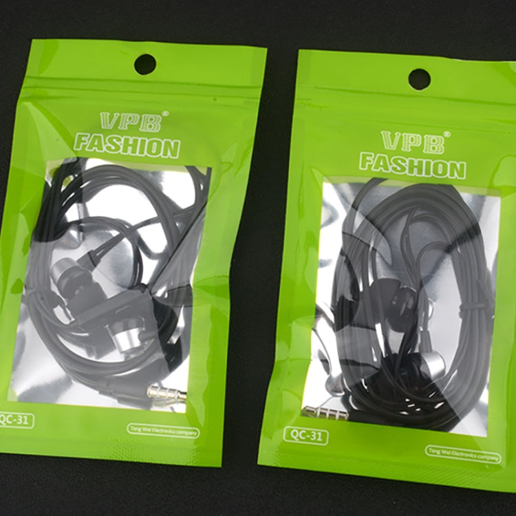 VPB S3 運動耳機 有線超重低音 3.5mm 裂紋耳機帶麥克風免提 適用於 Samsung MP3