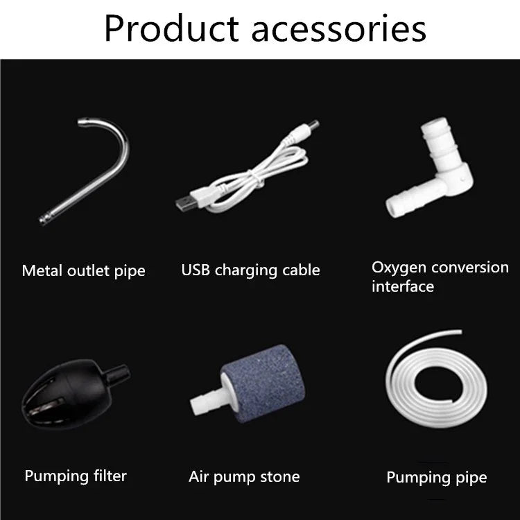LINNHUE自動水泵充電吸水器戶外釣魚增氧泵，LINNHUE