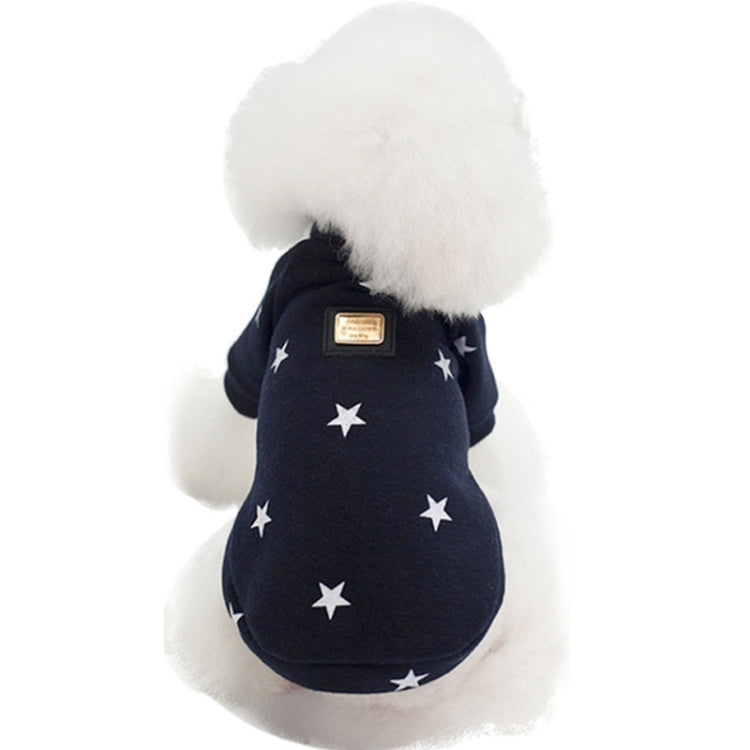 寵物秋冬五角星圖案毛衣寵物保暖衣, L, XXL, XL