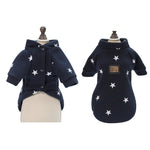 寵物秋冬五角星圖案毛衣寵物保暖衣, L, XXL, XL